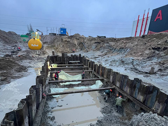 Строительство очистных сооружений логистического центра IP Razmetelevo