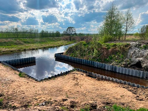 Реконструкция, построенного в 2019г. объекта на р.Вьюн, Приозерский район, ЛО